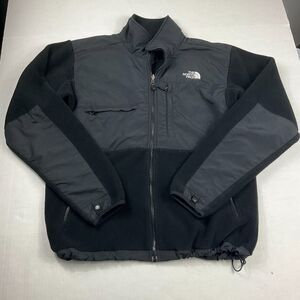 The North Face Denali Jacket Mens Medium Black Fleece Full Zip Outdoor Hiking